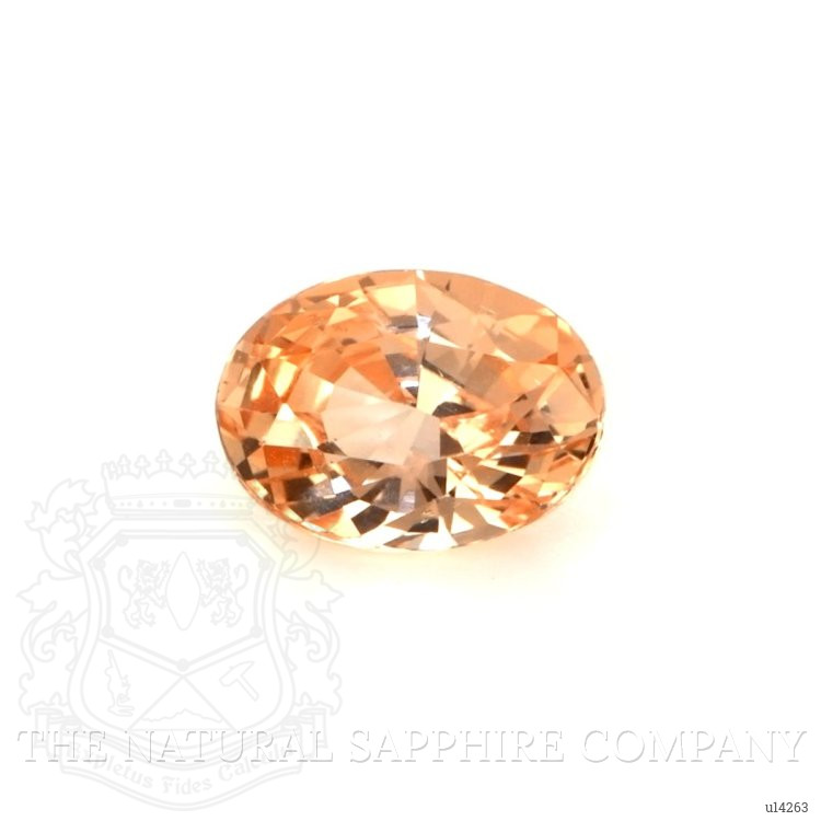1.01 Ct. Peach Sapphire from Ceylon (Sri Lanka)