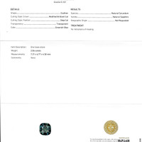 2.06 Ct. Sapphire from Ceylon (Sri Lanka) Scan Report