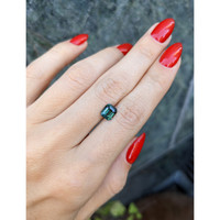 1.66 Ct. Bluish Green Sapphire from Ceylon (Sri Lanka) Life Style