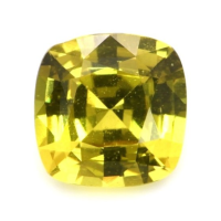 1.55 Ct. Greenish Yellow Sapphire from Ceylon (Sri Lanka) Video