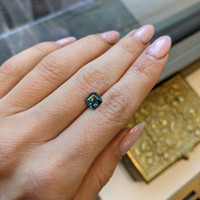 1.57 Ct. Greenish Blue Sapphire from Ceylon (Sri Lanka) Life Style