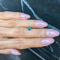 1.41 Ct. Bluish Green Sapphire from Ceylon (Sri Lanka) Life Style