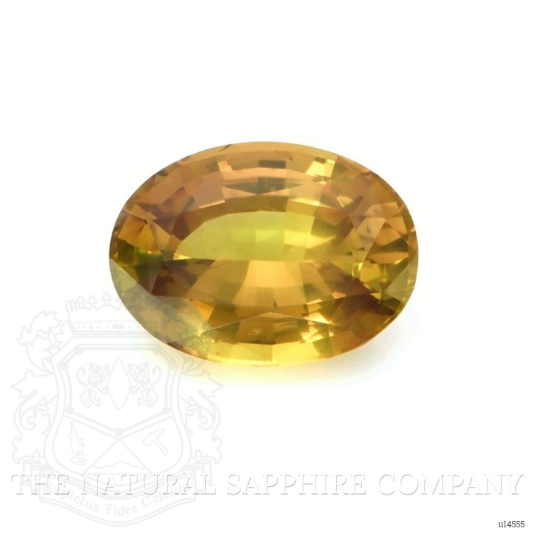 2.13 Ct. Yellowish Brown Sapphire from Ceylon (Sri Lanka)