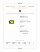 1.96 Ct. Yellowish Green Sapphire from Ceylon (Sri Lanka) Scan Report
