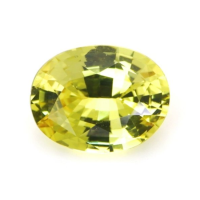 1.78 Ct. Greenish Yellow Sapphire from Ceylon (Sri Lanka) Video