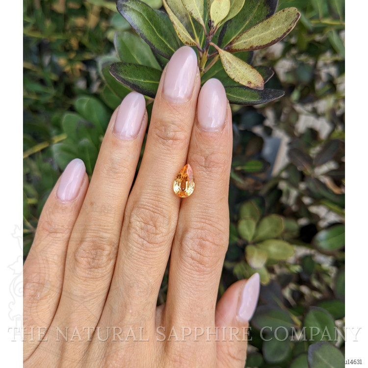 2.77 Ct. Peach Sapphire from Ceylon (Sri Lanka)