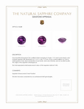 7.72 Ct. Color Change Sapphire from Madagascar Appraisal