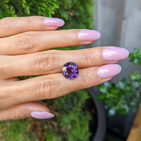 7.72 Ct. Color Change Sapphire from Madagascar Life Style