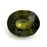 0.85 Ct. Yellowish Green Sapphire from Ceylon (Sri Lanka) Video