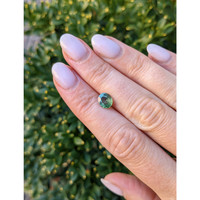 1.32 Ct. Yellowish Green Sapphire from Nigeria Life Style