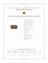 0.41 Ct. Brown Sapphire from Ceylon (Sri Lanka) Scan Report