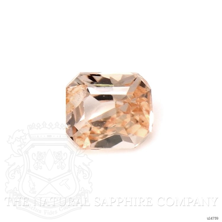 0.35 Ct. Peach Sapphire from Ceylon (Sri Lanka)