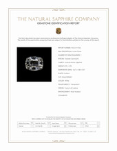 0.78 Ct. White Sapphire from Ceylon (Sri Lanka) Scan Report