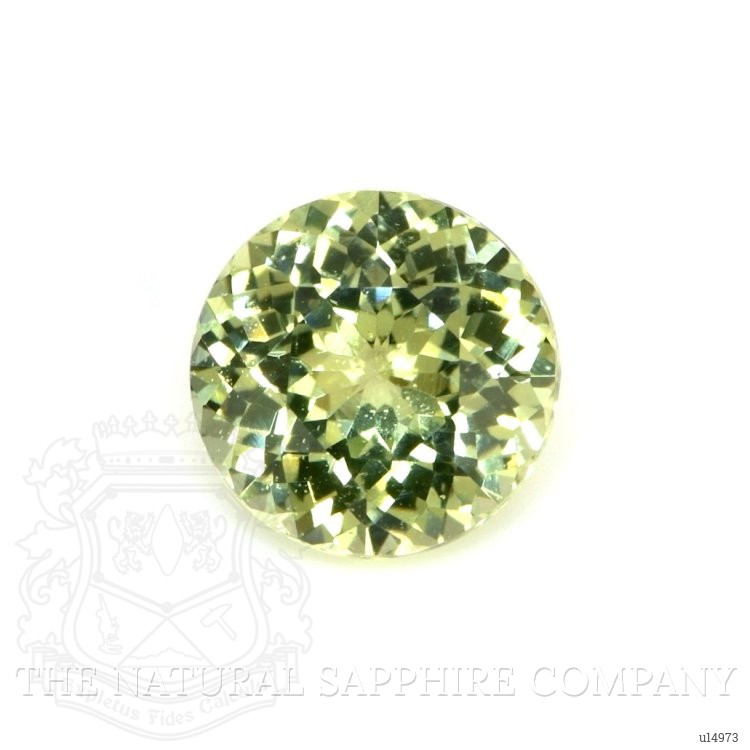 2.07 Ct. Yellowish Green Sapphire from Ceylon (Sri Lanka)