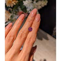 2.06 Ct. Pinkish Purple Sapphire from Ceylon (Sri Lanka) Life Style