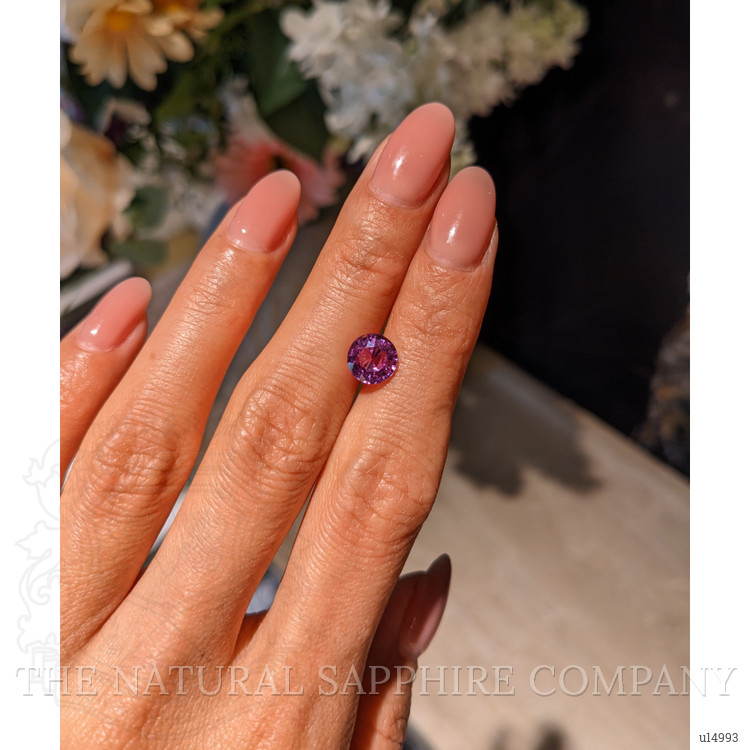 2.06 Ct. Pinkish Purple Sapphire from Ceylon (Sri Lanka)