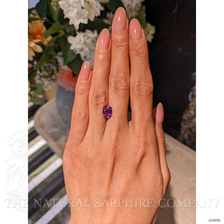 2.57 Ct. Pinkish Purple Sapphire from Madagascar