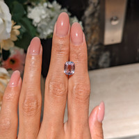 3.10 Ct. Peach Sapphire from Madagascar Life Style