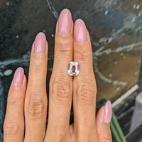 3.10 Ct. Peach Sapphire from Madagascar Life Style