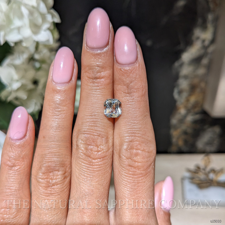 2.60 Ct. White Sapphire from Ceylon (Sri Lanka)