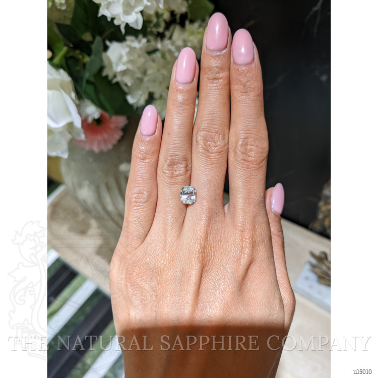 2.60 Ct. White Sapphire from Ceylon (Sri Lanka)