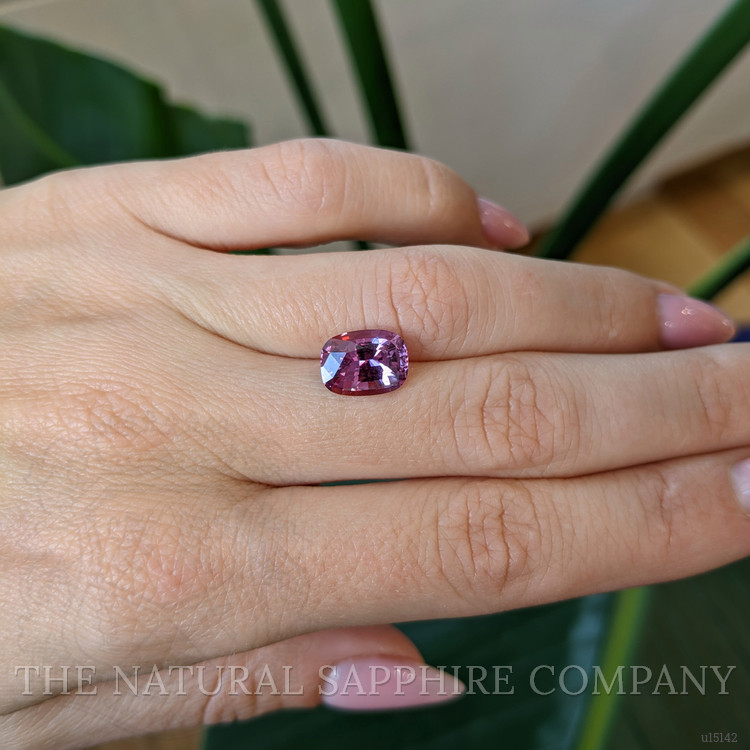 3.57 Ct. Reddish Pink Sapphire from Ceylon (Sri Lanka)