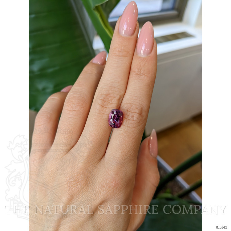 3.57 Ct. Reddish Pink Sapphire from Ceylon (Sri Lanka)