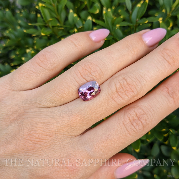 3.57 Ct. Reddish Pink Sapphire from Ceylon (Sri Lanka)