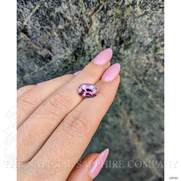 3.57 Ct. Reddish Pink Sapphire from Ceylon (Sri Lanka)