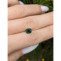 1.07 Ct. Greenish Blue Sapphire from Tanzania Life Style