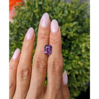 4.21 Ct. Purple Sapphire from Ceylon (Sri Lanka) Life Style
