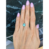 2.67 Ct. Greenish Blue Sapphire from Montana Life Style