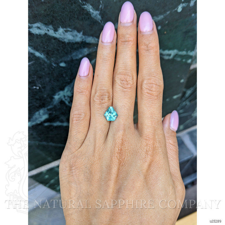 2.67 Ct. Greenish Blue Sapphire from Montana