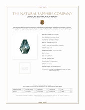 2.00 Ct. Greenish Blue Sapphire from Montana Scan Report