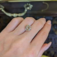 4.99 Ct. Peach Sapphire from Ceylon (Sri Lanka) Life Style