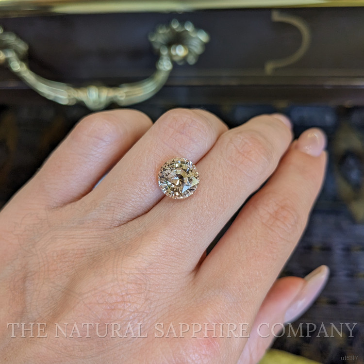 4.99 Ct. Peach Sapphire from Ceylon (Sri Lanka)