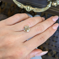 4.99 Ct. Peach Sapphire from Ceylon (Sri Lanka) Life Style