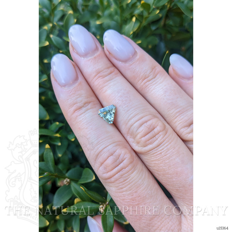 1.23 Ct. Green Sapphire from Montana