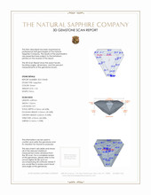 1.23 Ct. Green Sapphire from Montana 3 D Scan Report
