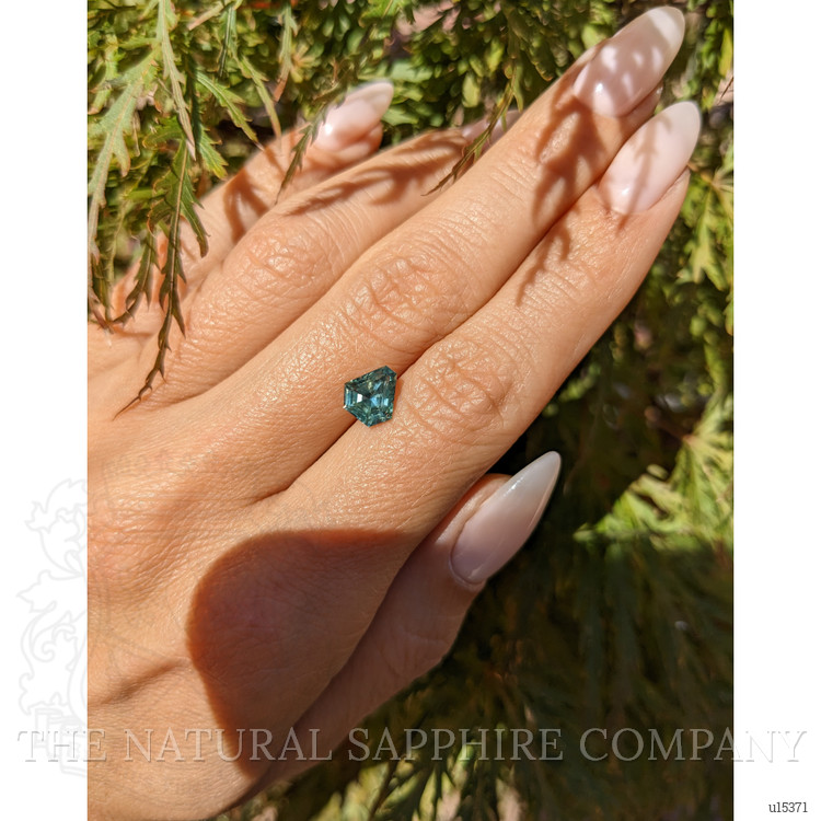 1.62 Ct. Bluish Green Sapphire from Montana