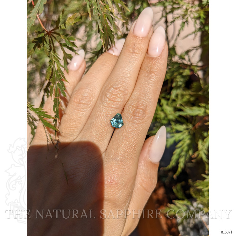 1.62 Ct. Bluish Green Sapphire from Montana