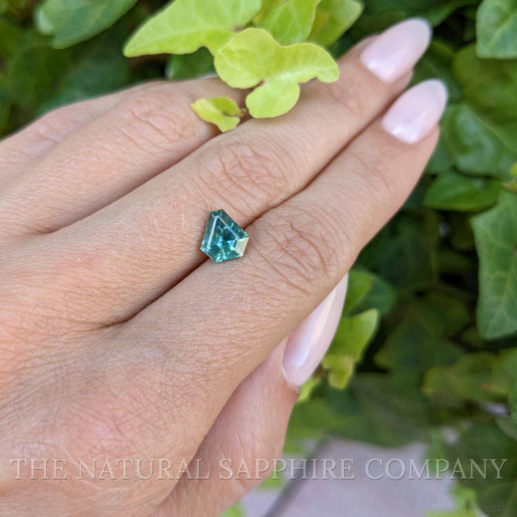 1.62 Ct. Bluish Green Sapphire from Montana