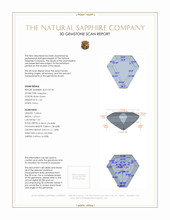 1.62 Ct. Bluish Green Sapphire from Montana 3 D Scan Report