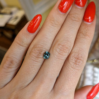 0.84 Ct. Greenish Blue Sapphire from Montana Life Style