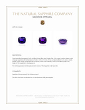 2.96 Ct. Color Change Sapphire from Madagascar Appraisal