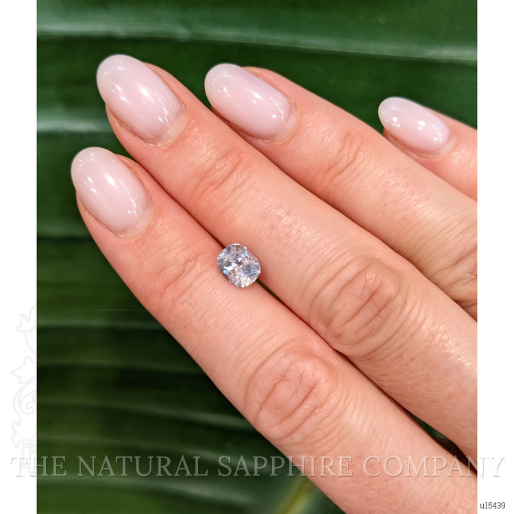 1.29 Ct. Bluish Grey Sapphire from Montana