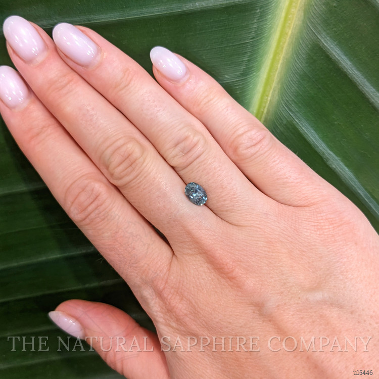 1.44 Ct. Greenish Blue Sapphire from Montana