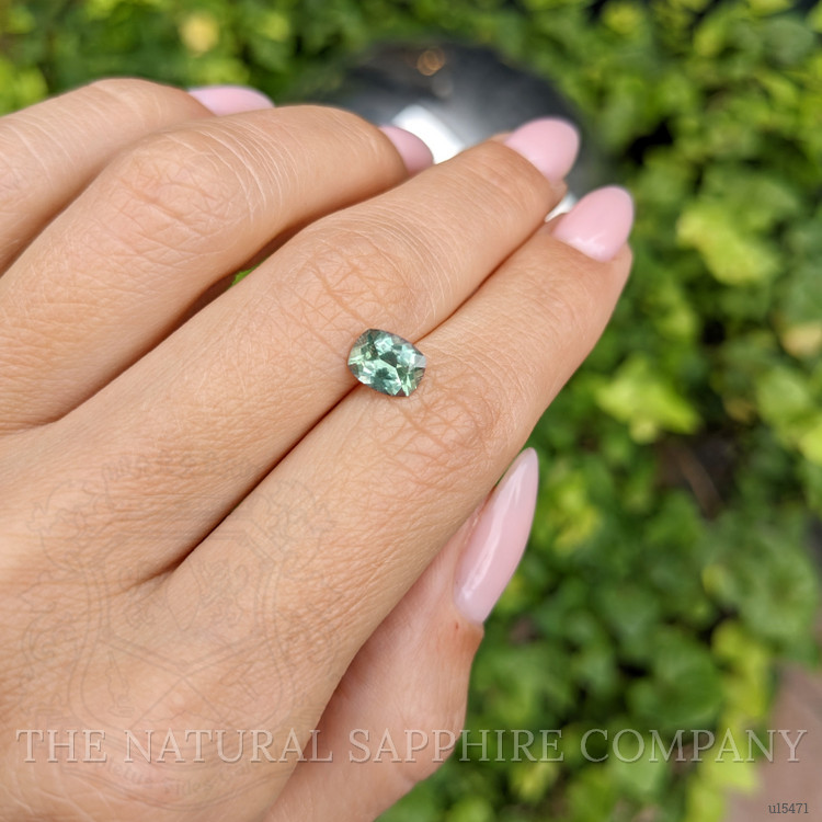1.26 Ct. Green Sapphire from Montana