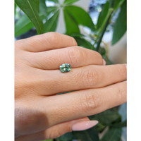 1.26 Ct. Green Sapphire from Montana Life Style