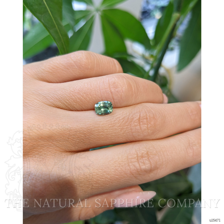 1.26 Ct. Green Sapphire from Montana
